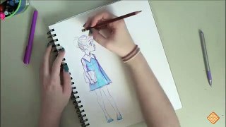 Old Fashion Sketchbook Page | Traditional Speedpaint