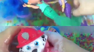 Nickelodeon SHIMMER AND SHINE Color Changing MAGIC MERMAID Dolls, ORBEEZ BATH, Toy Surprises