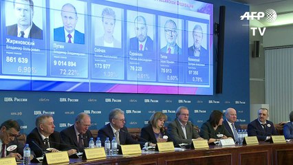 Putin tem vitória esmagadora na Rússia