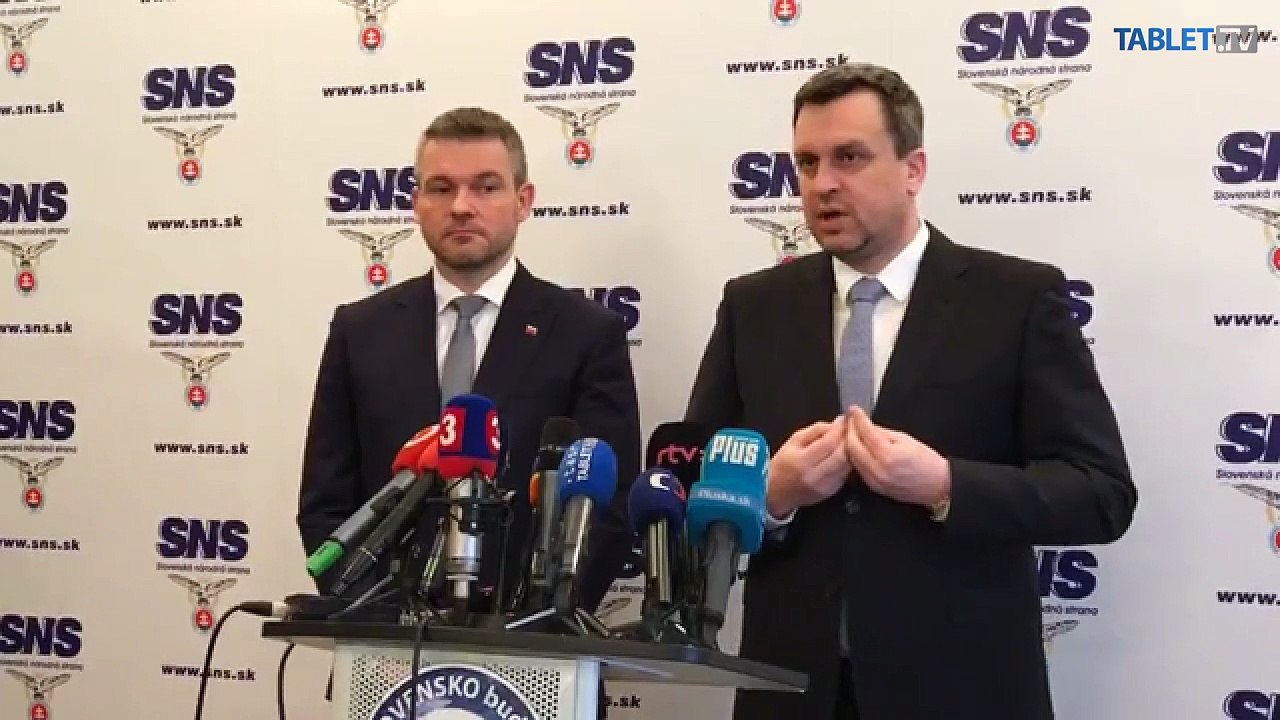 ZÁZNAM: TK predsedu NR SR a Slovenskej národnej strany Andreja Danka
