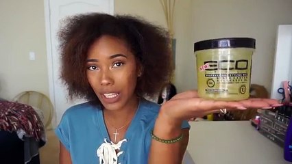 Fine Hair Friendly?! EcoStyler Black Castor and Flaxseed Oil Gel - Type 3 Hair