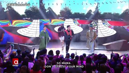 ASAP: James,  Inigo, and Sam in an awesome performance of "Mama"