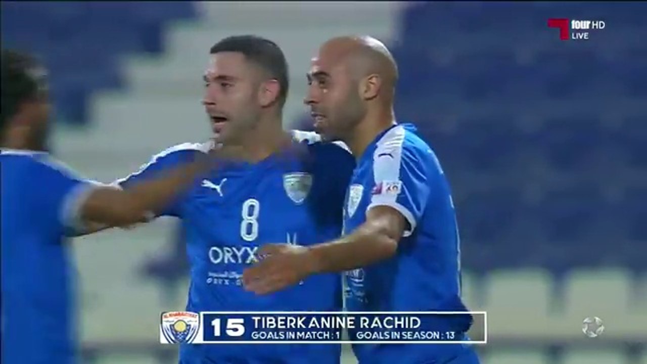 هدف رشيد تيبركانين الجميل في مرمى قطر - الدوري القطري