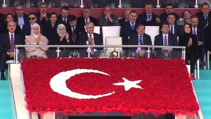 Cumhurbaşkanı Erdoğan: 'Vatanımızı böldürmeyeceğiz, onlar kaçacak biz kovalayacağız' - ÇANAKKALE