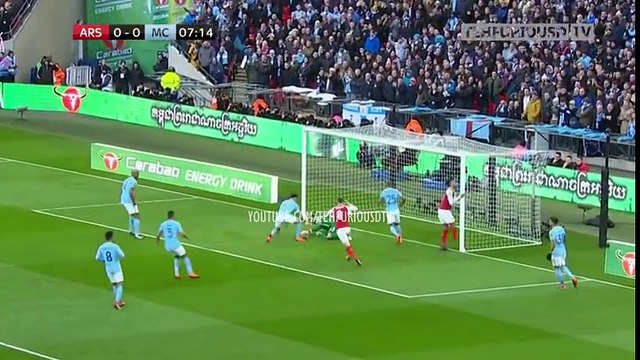 Arsenal vs Man City 0-3 Goals and Highlights with English Commentary (Carabao Cup Final) 2017-18 HD