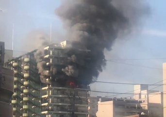 Blaze Tears Through Kawasaki City Apartment Building