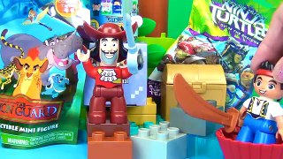 Disney Jr. JAKE & THE NEVERLAND PIRATES Bucky Ship, LEGO Duplo Build, TMNT, Toy Surprise, Capt. Hook