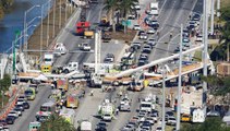 Pedestrian bridge collapses in Miami