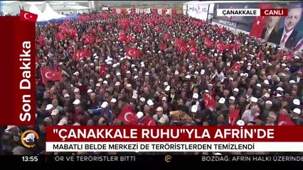 Çanakkale köprü açılışı