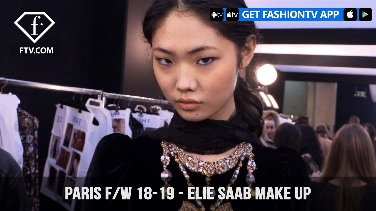 Elie Saab Fun and Smokey Make Up Paris Fashion Week Fall/Winter 2018-19 | FashionTV | FTV