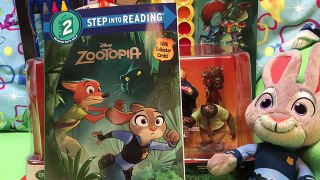 QuakeToys Story Time Disney Zootopia Movie Book Super Animals Judy Nick Finnick Bellwether Bogo!
