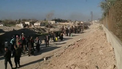 L'esodo dei siriani in fuga dalla guerra