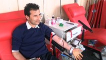Türk Kızılayı kan bağışı tırı sınırda... Mehmetçik için kan bağışına yoğun ilgi