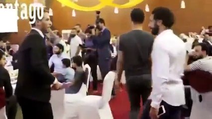 شاهد رد فعل زوجة حسام غالى من محمد صلاح عندما مازح أطفالها