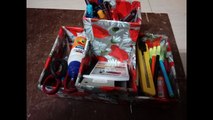 DIY - how to make multipurpose compartment holder using cardboard