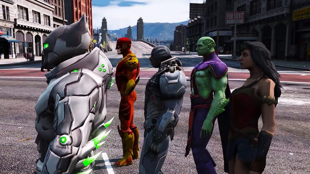 SUPERMAN VS JUSTICE LEAGUE - BATMAN, THE FLASH, WONDER WOMAN, AQUAMAN, CYBORG VS SUPERMAN