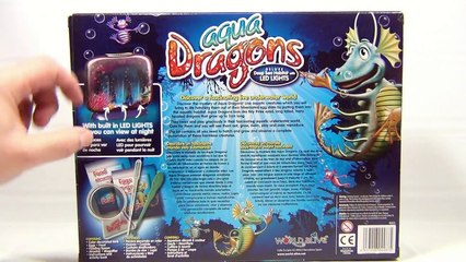 Aqua Dragons Deep Sea Habitat w/LED Lights, World Alive - Watch Live Aquatic Sea Creatures Grow!