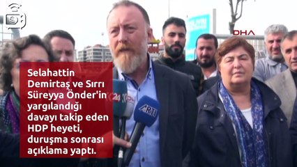 Selahattin Demirtaş'ın Newroz konuşması nedeniyle hakim karşısında