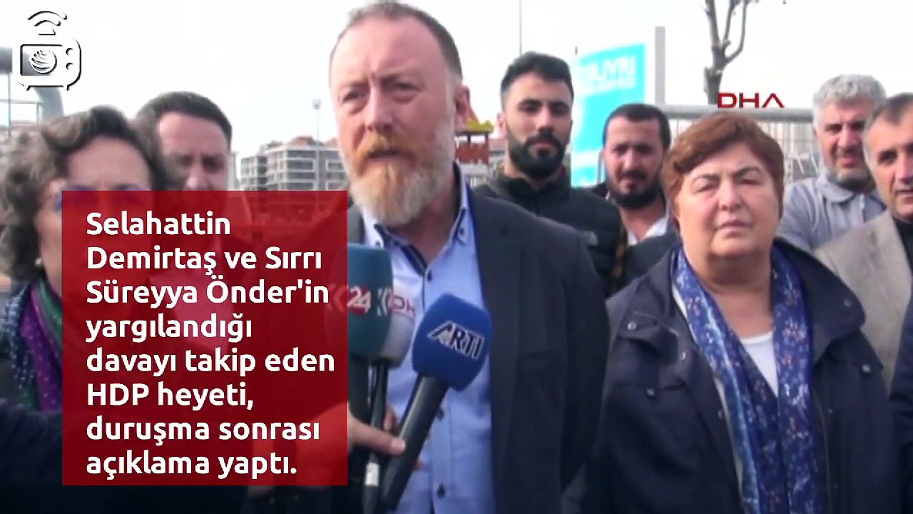 Selahattin Demirtaş'ın Newroz konuşması nedeniyle hakim karşısında