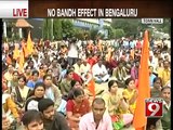 No bandh effect in Bengaluru- NEWS9