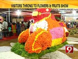 Chamarajanagar, visitors throng to flowers& fruit show- NEWS9