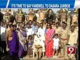 Mysuru, it's time to say farewell to Dasara Jumbos- NEWS9