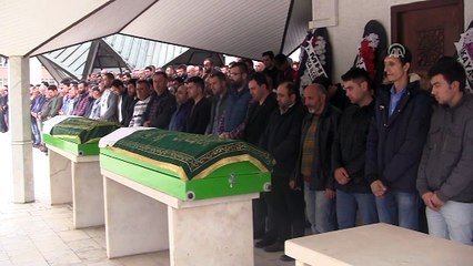 Trafik kazasında hayatını kaybeden 2 kişi son yolculuklarına uğurlandı - DÜZCE