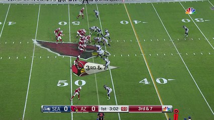 2016 - Palmer sacked for loss of 7 yards