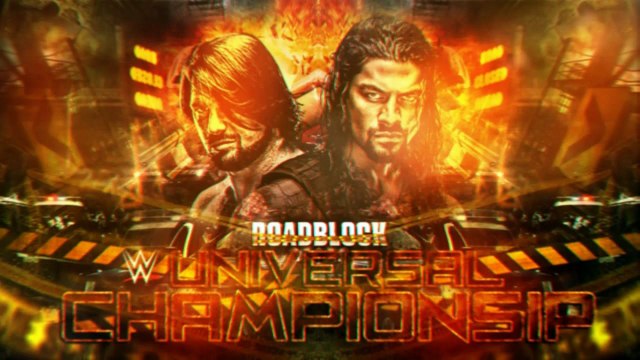 WWE 2K18 Aj Styles vs Roman Reigns Universal Championship Match