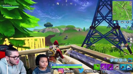 1 KILL = 5 FREE SKINS FOR MY 9 YEAR OLD LITTLE BROTHER! 9 YEAR OLD PLAYS SOLO FORTNITE BATTLE ROYALE