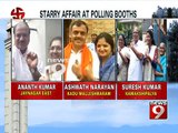 NEWS9: BBMP polls, voting a starry affair