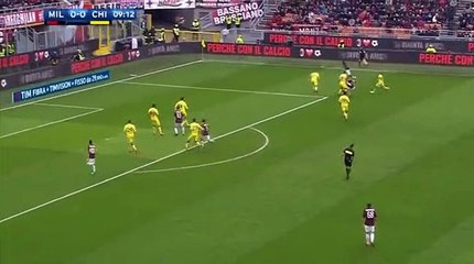 Hakan Calhanoglu Goal - AC Milan vs Chievo 1-0 18/03/2018