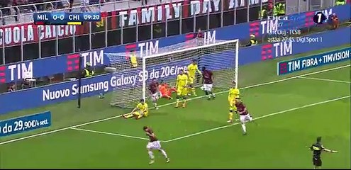 Hakan Calhanoglu Goal ~ AC Milan vs Chievo 1-0 /18/03/2018 Serie A