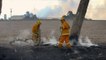Hundreds flee Australian bush fires