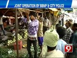 NEWS9: Madiwala market, vendors removed from footpath
