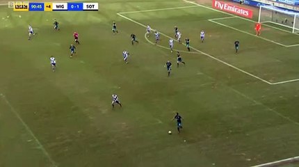 Cedric Soares Goal - Wigan vs Southampton 0-2  18/03/2018