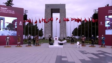 18 Mart Şehitleri Anma Günü ve Çanakkale Deniz Zaferi'nin 103. yılı - Şehitler Abidesi (2) - ÇANAKKALE