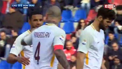 Radja Nainggolan  Goal HD - Crotone	0-2	AS Roma 18.03.2018