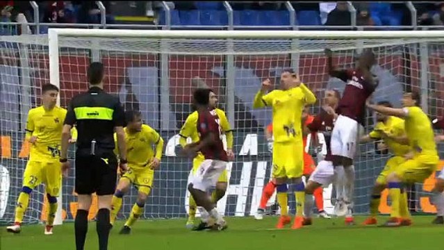 AC Milan - Chievo Verona 3-2 GOAL Andre Silva 18-03-2018