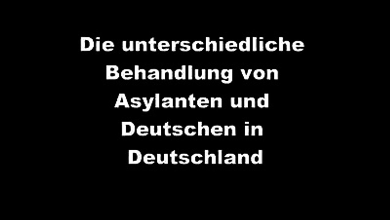 Die unterschiedlich Behandlung von Deutschen und Schutzsuchenden