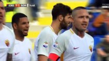 Résumé Crotone 0-2 AS Roma but But Radja Nainggolan