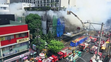Deadly fire tears through hotel and casino complex in Manila