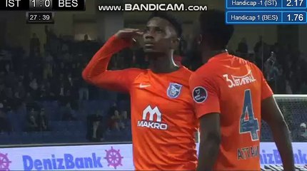 Eljero Elia Goal Instanbul Basaksehir 1-0 Besiktas 18.03.2018