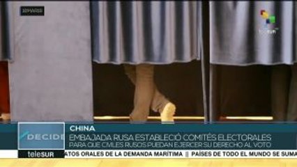 Embajada Rusa en China establece comités electorales