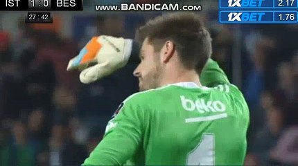 Eljero Elia Goal Instanbul Basaksehir 1-0 Besiktas 18.03.2018