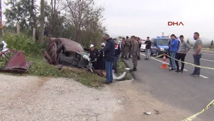 Manisa Otomobil Su Tahliye Kanalına Düştü: 1'i Bebek 3 Ölü