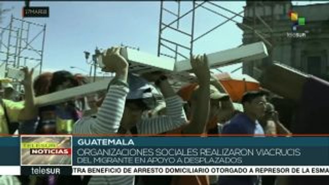 Guatemala: realizan Viacrucis del migrante