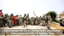 Turkish-led forces oust Kurds from Syria's Afrin