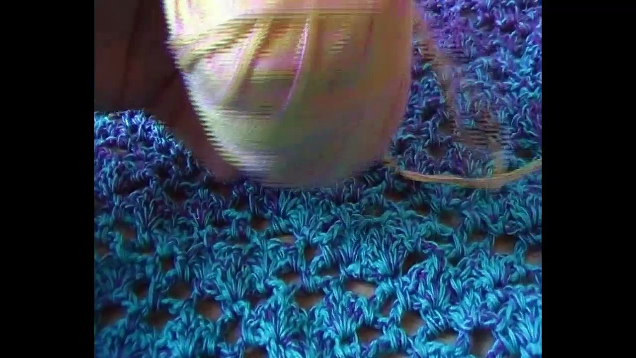 Dreieckstuch mit herzen häkeln