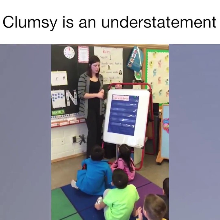 Clumsy is an understatement